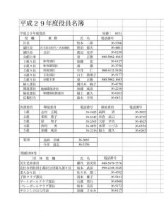 ２９年度役員のサムネイル