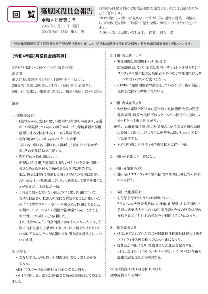 役員会議事録2022-8のサムネイル